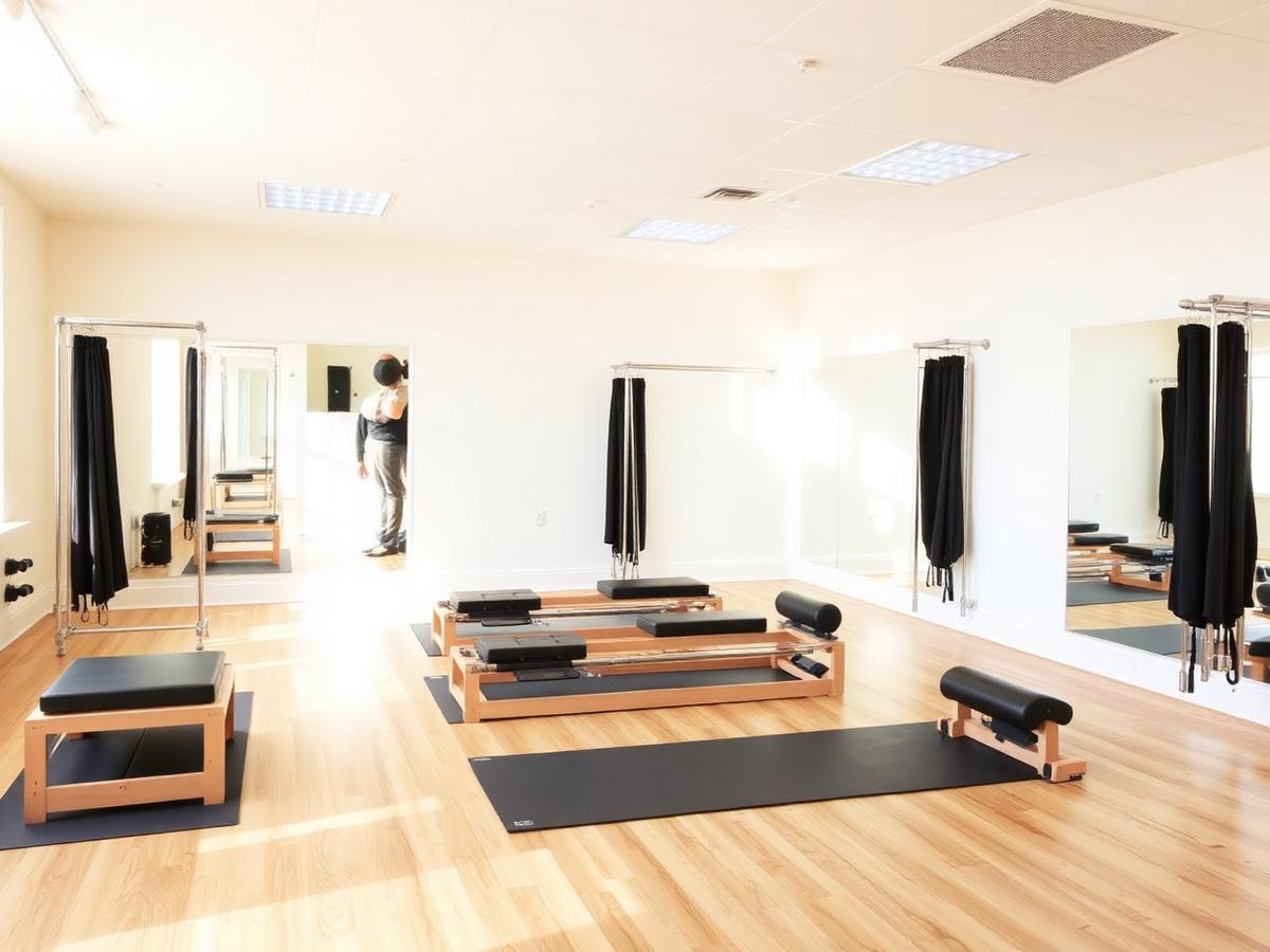 Sala de fisioterapia e pilates
